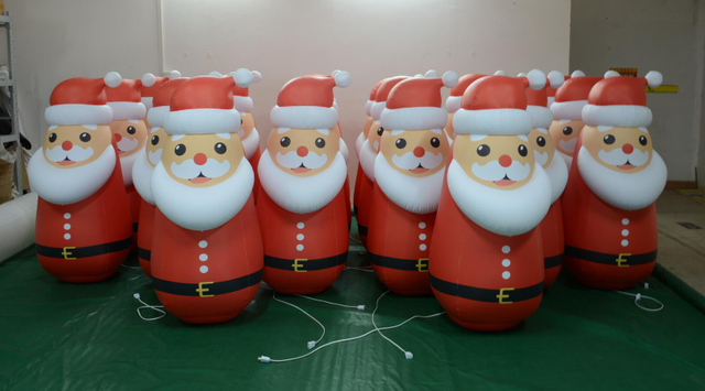  Inflatable High Quality Christmas Santa Man Inflatable Snow Man Christmas Cartoon