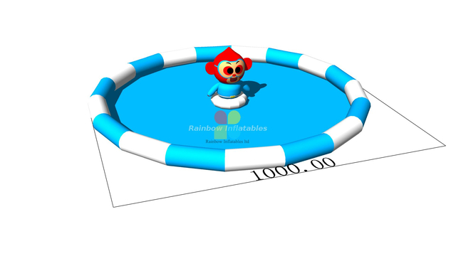 Rainbow New Design Inflatable Monkey Pool Dia10m -RB30043 