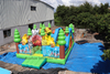 5*6m Animal Zoo Inflatable Park Safari Fun City Slide