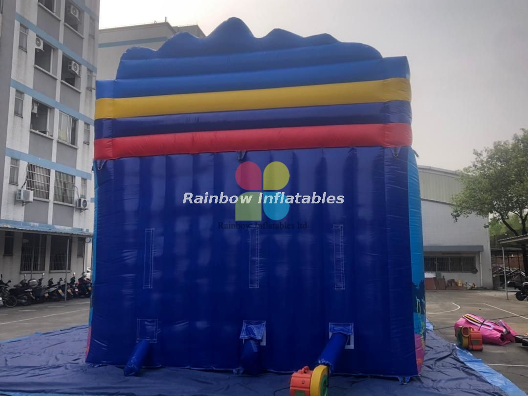 RB8218（9x5.5x6mH） Inflatable Underwater Ocean Slide Theme Dry Wave Slide