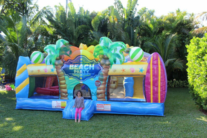 Toddler Surfs Up Beach Party Inflatable Bouncy House Funcity 