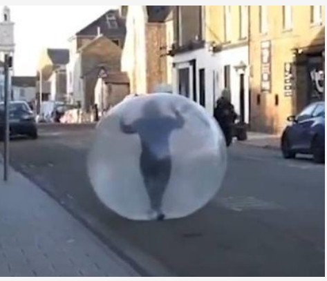 inflatable walking ball