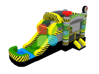Kids jumping castle inflatable bounce house with slide 