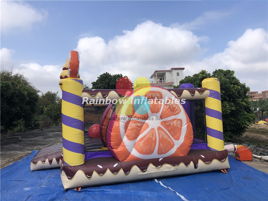 Rainbow Candy Icecream Chocolate Inflatable Combo, Sandwich Biscuit Combo for Sales