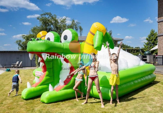 Inflatable Crocodile Foam Pit for Rental-Rainbow Inflatables 