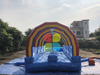 factory price custom slip n slide inflatable water slide the city for sale with arch and pool