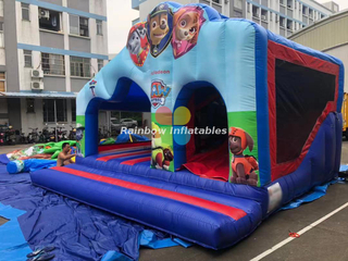 Inflatable Paw Patrol Bounce Combo with Slide Inflador De Patrulla De Garras