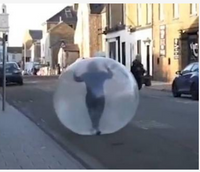 Inflatable bubble ball to protect you from CONVID-19!