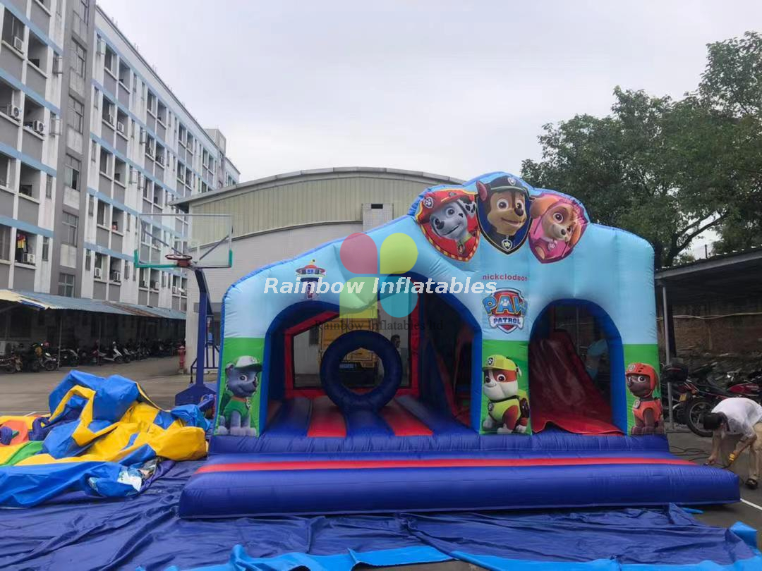 Inflatable Paw Patrol Bounce Combo with Slide Inflador De Patrulla De Garras