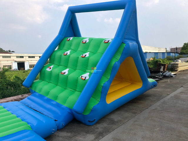 inflatable water triangle slide
