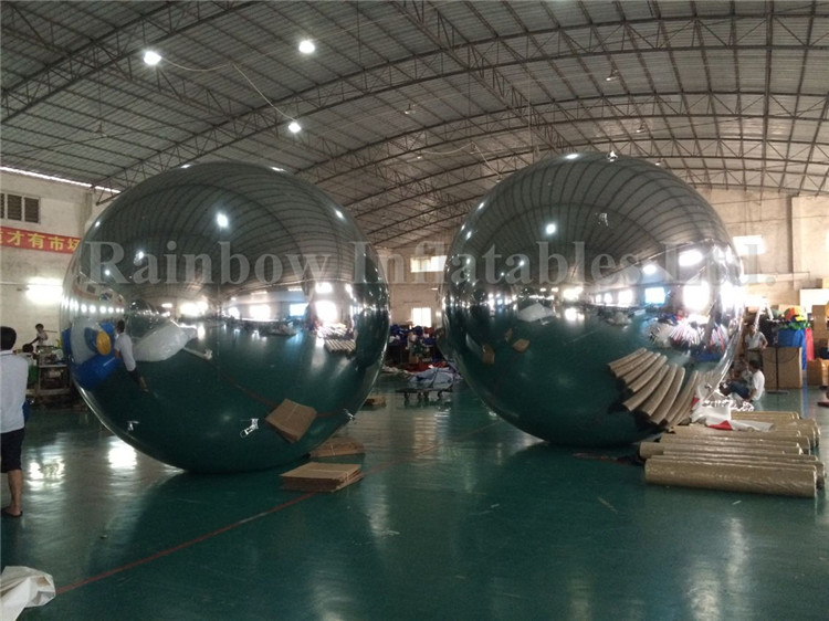 RB33008（dia 3.8m） Inflatable Factory Price Mirror Ball/Inflatable Mirror Balloon For Advertising To Sale