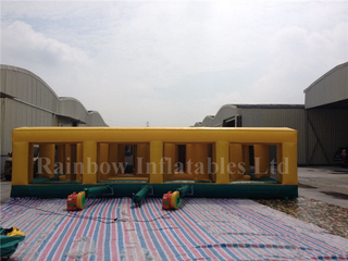 RB91010（11x9m）Inflatable rainbow maze sports game
