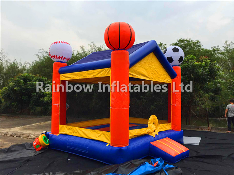 Mini Football Theme Inflatable Bouncer for Toddlers