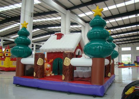 Christmas inflatable ice house
