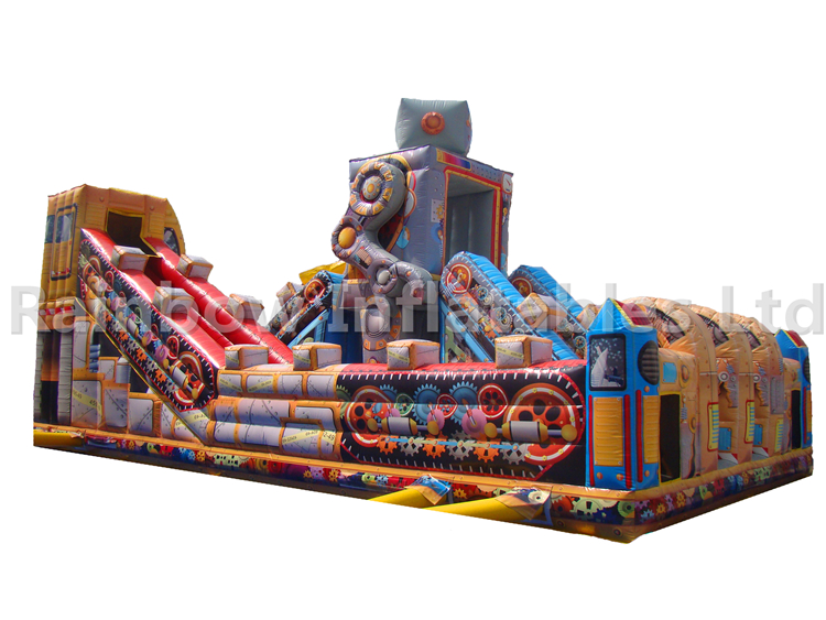 Giant Commercial Durable Inflatable Robot Playground