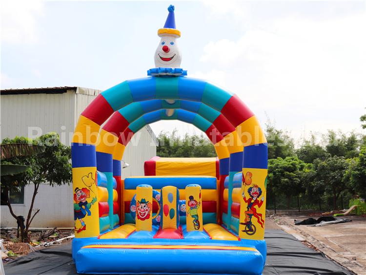 Outdoor Commercial Clown Inflatable Bouncers for Kids