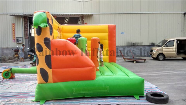Best Outdoor Inflatable The Flintstones Theme Bounce Playground