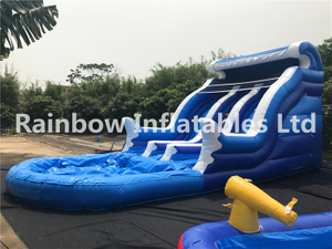 Big Commercial Inflatable Water Slide with Pool for Children