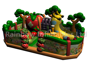 RB04129 (10x7m) Inflatable Fruit theme playground/funcity new design