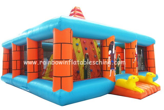 RB13010（8x8x6m）Inflatable Hot sale high quality climbing wall/climbing mountain/children inflatable rock climbing wall