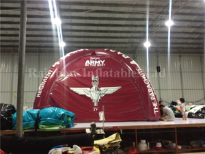 RB41032-4（dia 7m）Inflatable rainbow air tight tent for sale
