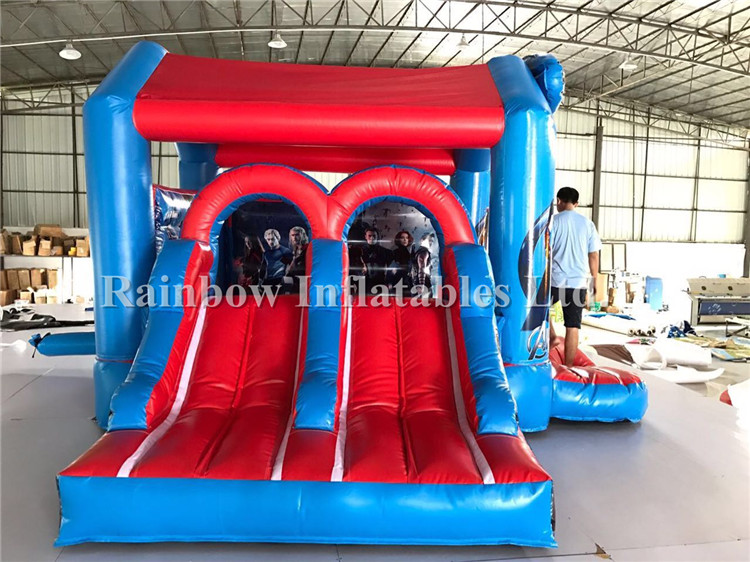 Commercial Inflatable Avengers Theme Combo for Kids