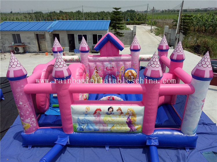 RB3059（6x5m） Inflatable Popular Pink Princess Combo Castle For Kids ...