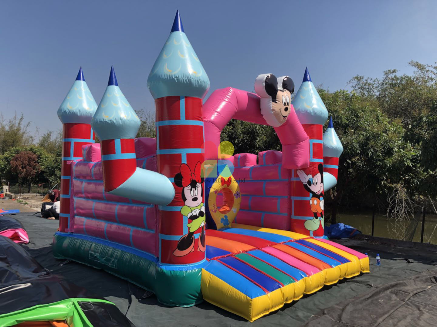 Mickey Theme Colorful Inflatable Bouncy Caslte