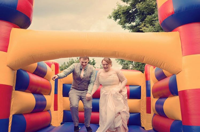 Wedding bouncer inflatables