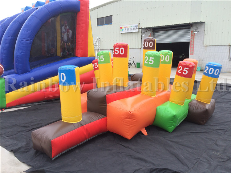 Outdoor Commercial Inflatable Carnival Game Ring Toss Game for Sale