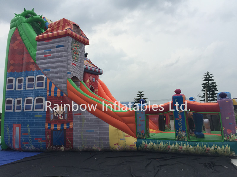 RB6071（13.5x6m）Inflatable Giant Colorful High Slide hot sale