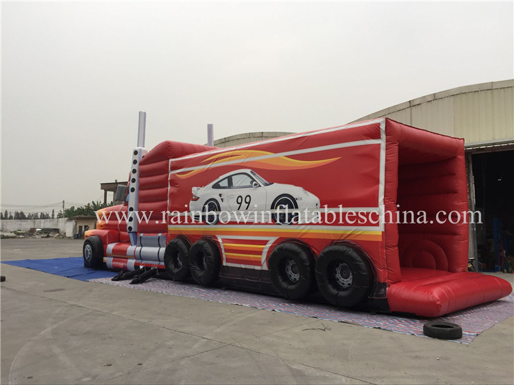RB05006-1（15x4m）Inflatable Lorry Long Obstacle Courses for Sale 