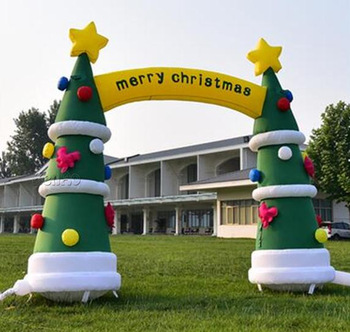 inflatable christmas arch