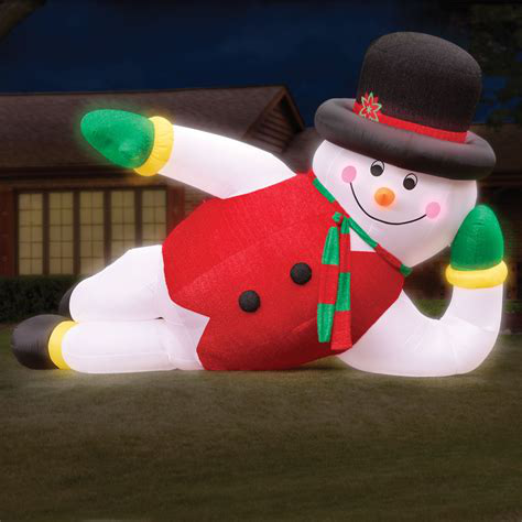 inflatable snow man