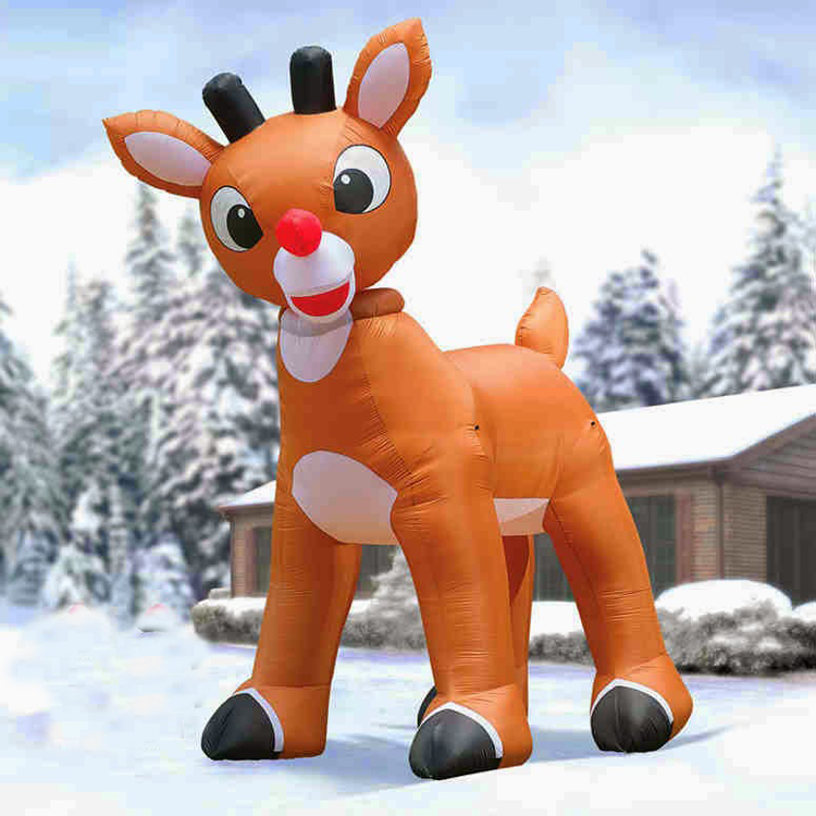 Inflatable christmas deer