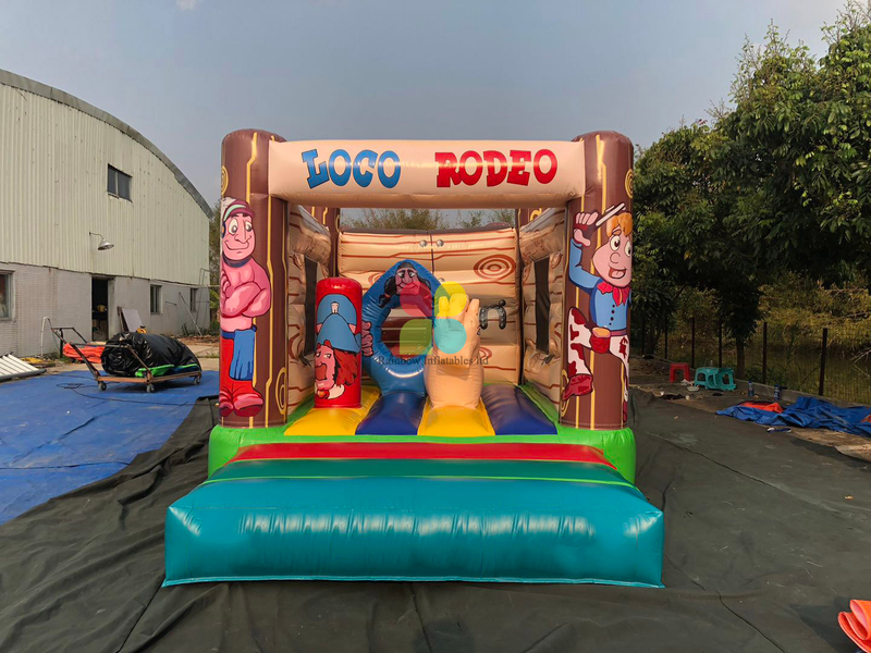 Loco Rodeo Inflatable Obstacle Bouncy Game