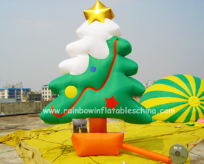 RB20011（4-6m） Inflatable rainbow christmas tree for sale 