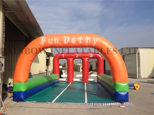Beach Inflatable horse racing track for sale RB9124（6x10m）