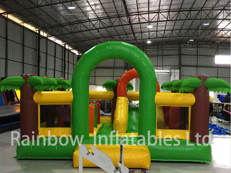 Mini Indoor Flat Jungle Theme Inflatable Bouncers from China ...