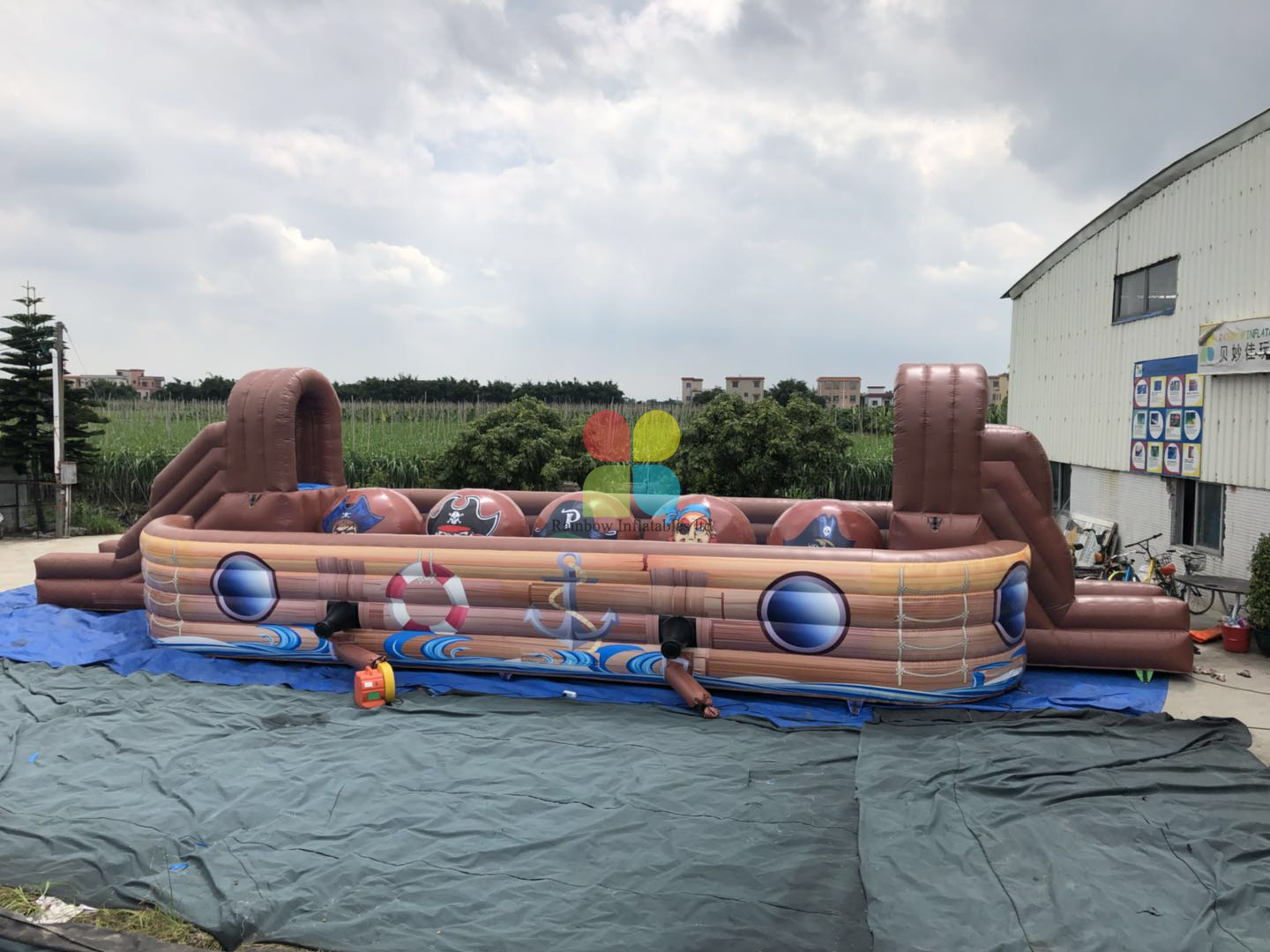 Inflatable Pirate Baller Game