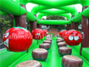 Best Outdoor Inflatable Apple Jack Theme Obstacle Course Running Game for Children