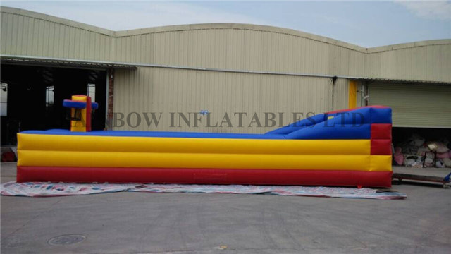 RB9009（10.7x4.6x2.1m）Inflatable Bungee run&basketball 2 in 1 games