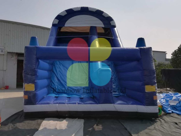 Large Outdoor Commercial Inflatable Dry Slide for Sale