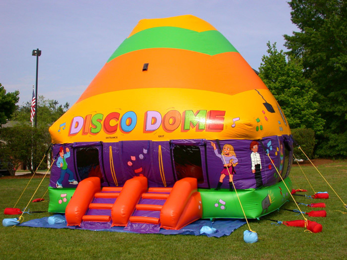 Rainbow Disco Dome Inflatables