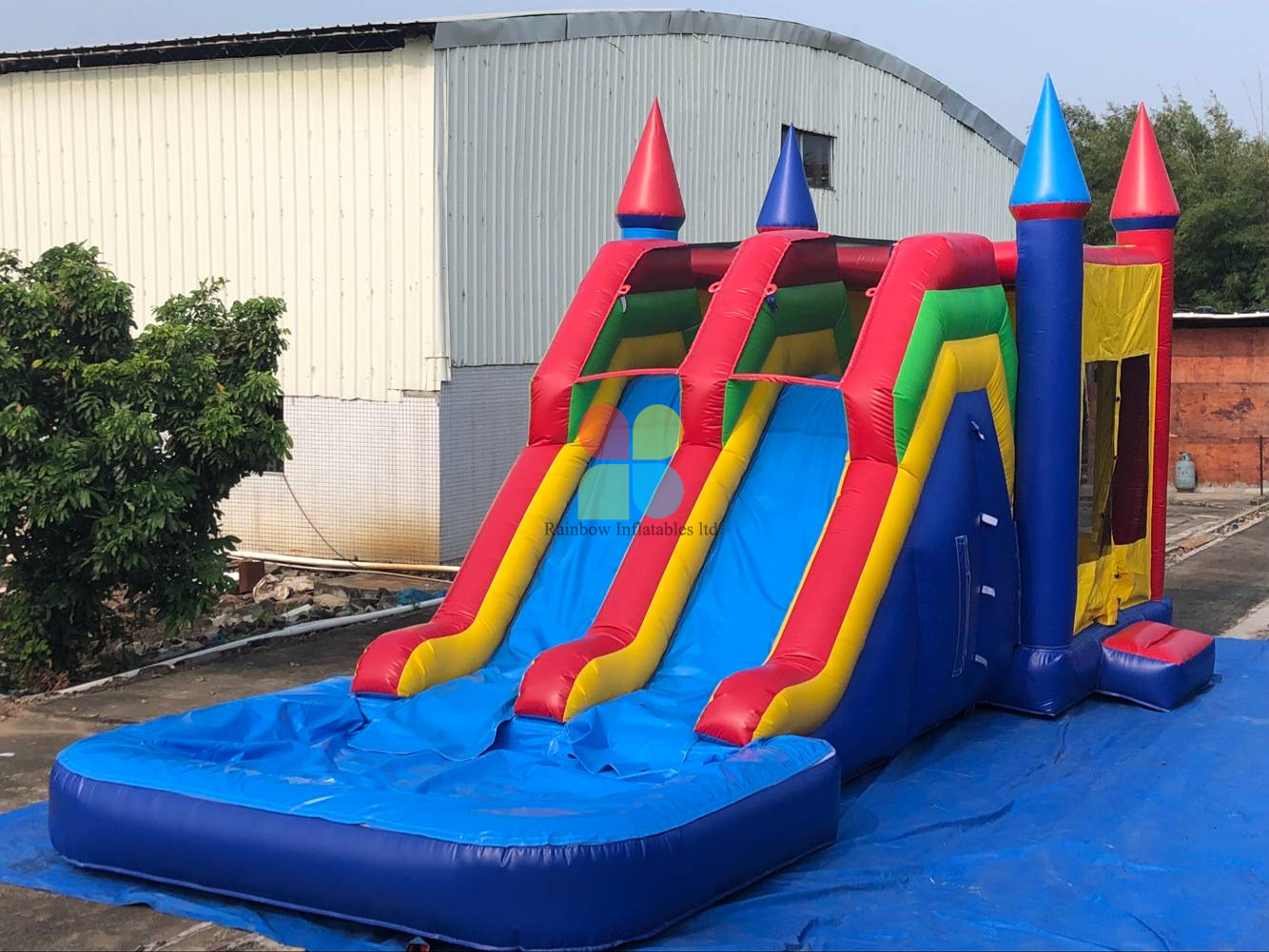 Inflatable Bounce House with Slide And Pool