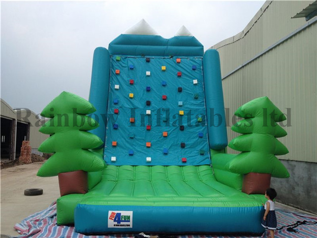 Outdoor Durable Inflatable Rock Climbing Wall Climbing Mountain for Sale