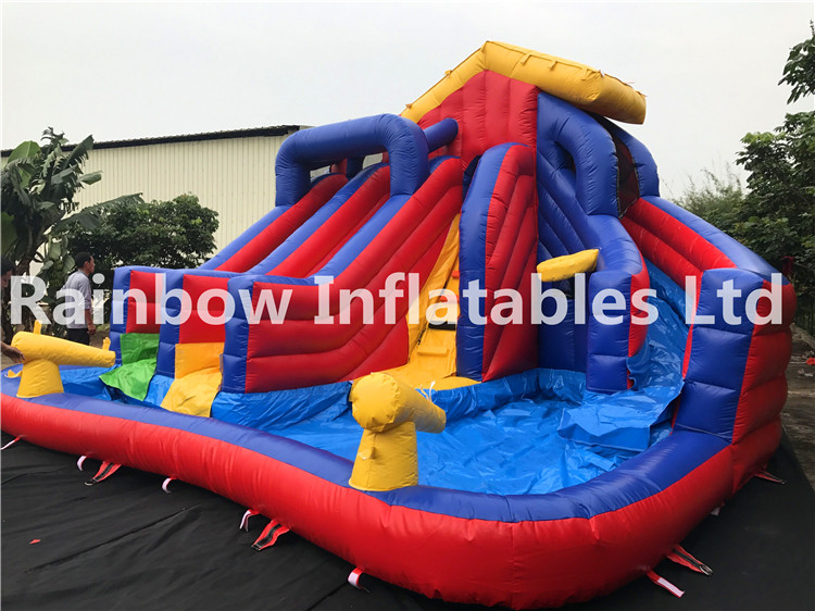 Best Quality Backyard Inflatable Water Slide with Pool for Kids