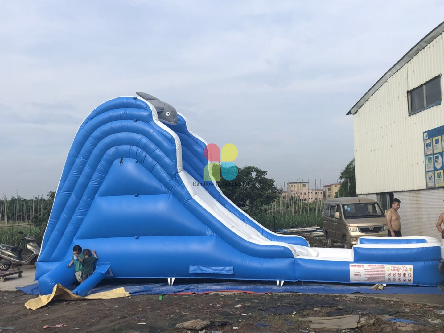 Factory Cheap Dophin Water Slide for Rentals