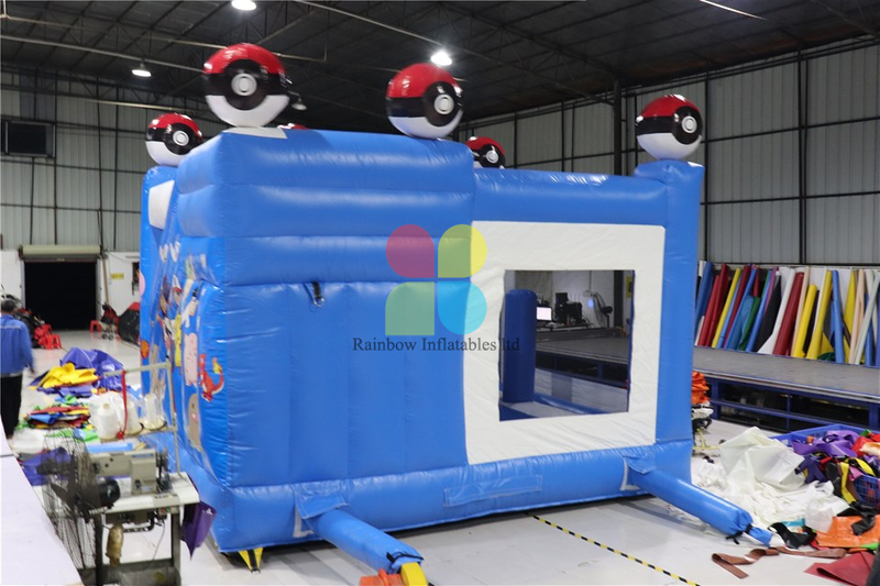 Pikachu Theme Bounce House Inflatable Jumper Bounce House Bounce Castle ...
