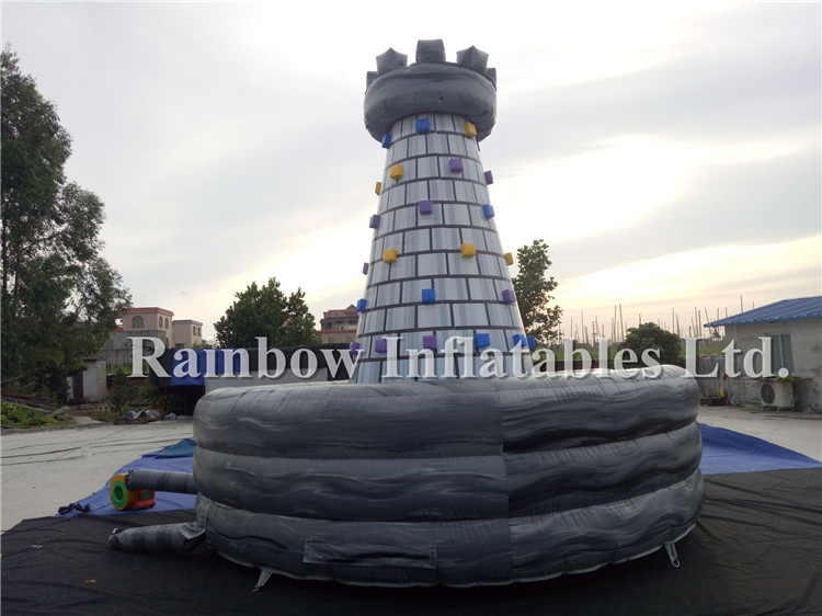 New Design Big Commercial Inflatable Rock Climbing Wall Climbing Mountain for Sale
